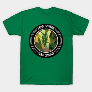 Wild Fern Canyon Hike Trail Camping and Hiking T-Shirt